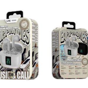 T-39 TWS wireless Bluetooth headset with charging case and stereo sound